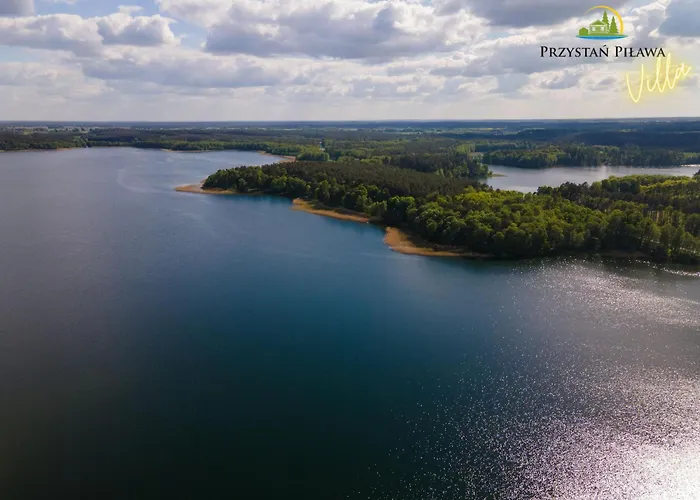 Villa Przystan Pilawa Z Prywatnym Basenem Borne Sulinowo