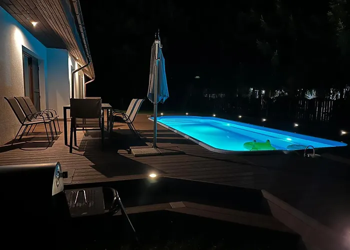 فيلة Przystan Pilawa Z Prywatnym Basenem